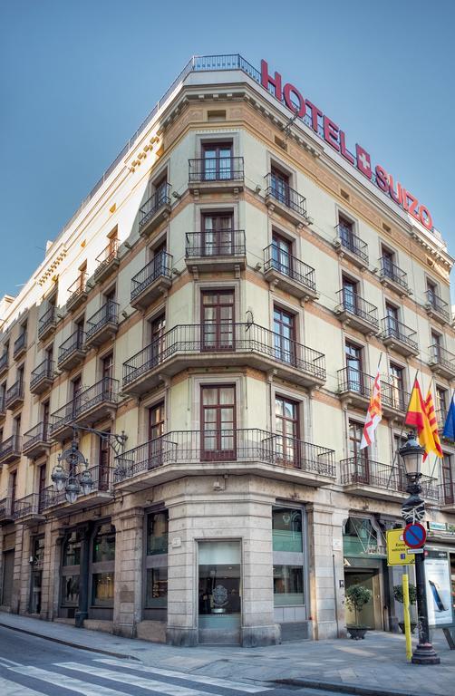 Hotel Suizo Barcelona Buitenkant foto
